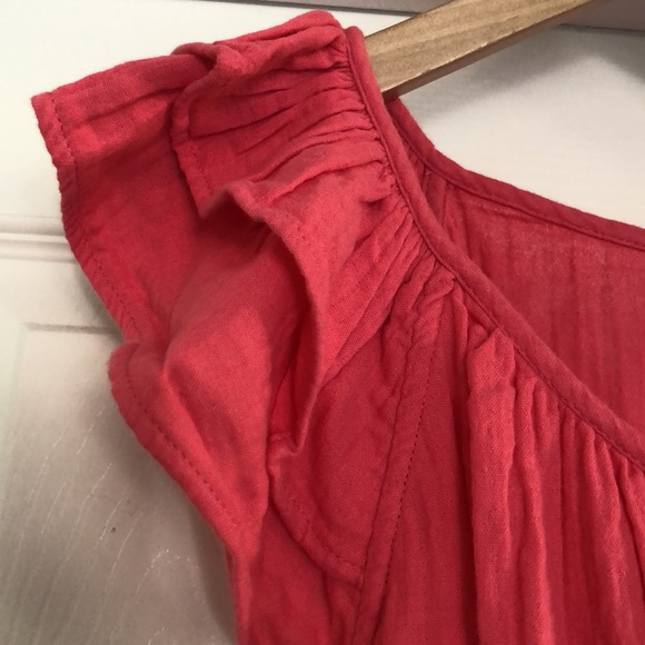 Gap Factory Gauze Flutter Sleeve MIDI Dress - Picture 2 of 11